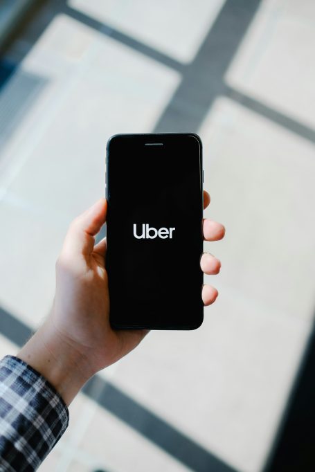 réservation via application Uber